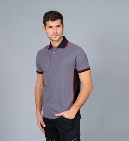 DurbanPOLO-SHIRTS / JRC - JAMES ROSS COLLECTIONΠόλο πικέΣχέδιο και Χαρακτηριστικά: Το πόλο Durban διαθέτει κοντά μανίκια με ρίγες σε χρωματική αντίθεση στο γιακά και τα μανίκια. Διαθέτει 3 κουμπιά σε χρωματική αντίθεση και φακαρόλα στο λαιμό, συνδυάζοντας στυλ με λειτουργικότητα για άριστη εφαρμογή. Εφαρμογή ως Επαγγελματική Ένδυση: Ιδανικό για εργαζόμενους σε τομείς όπως οι υπηρεσίες, η εστίαση ή οι εκδηλώσεις, καθώς προσφέρει επαγγελματική και ταυτόχρονα άνετη εμφάνιση. Υλικό και Άνεση: Κατασκευασμένο από πικέ 200g/m², 100% βαμβάκι, παρέχει άνεση και ανθεκτικότητα, ιδανικό για καθημερινή χρήση στο επαγγελματικό περιβάλλον.Δυνατότητα Προσαρμογής: Υπάρχει η δυνατότητα εκτυπώσεων με λογότυπο ή μήνυμα του πελάτη, επιτρέποντας την εξατομίκευση του ρουχισμού για την εταιρεία σας.Διαθεσιμότητα Χρωμάτων: Το πόλο Durban είναι διαθέσιμο σε ποικιλία χρωμάτων, προσφέροντας επιλογές για κάθε γούστο και επαγγελματική ανάγκη.